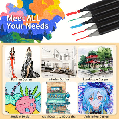 Permanent Markers Set