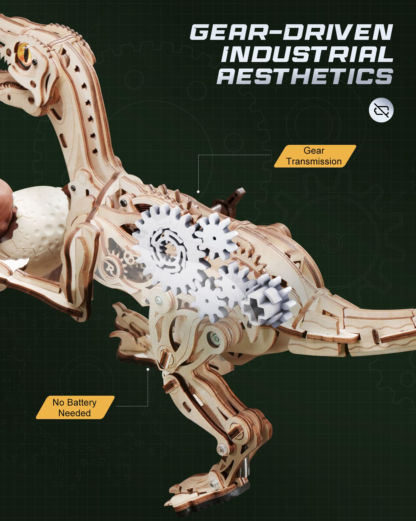 Velociraptor 3D Wooden Puzzle