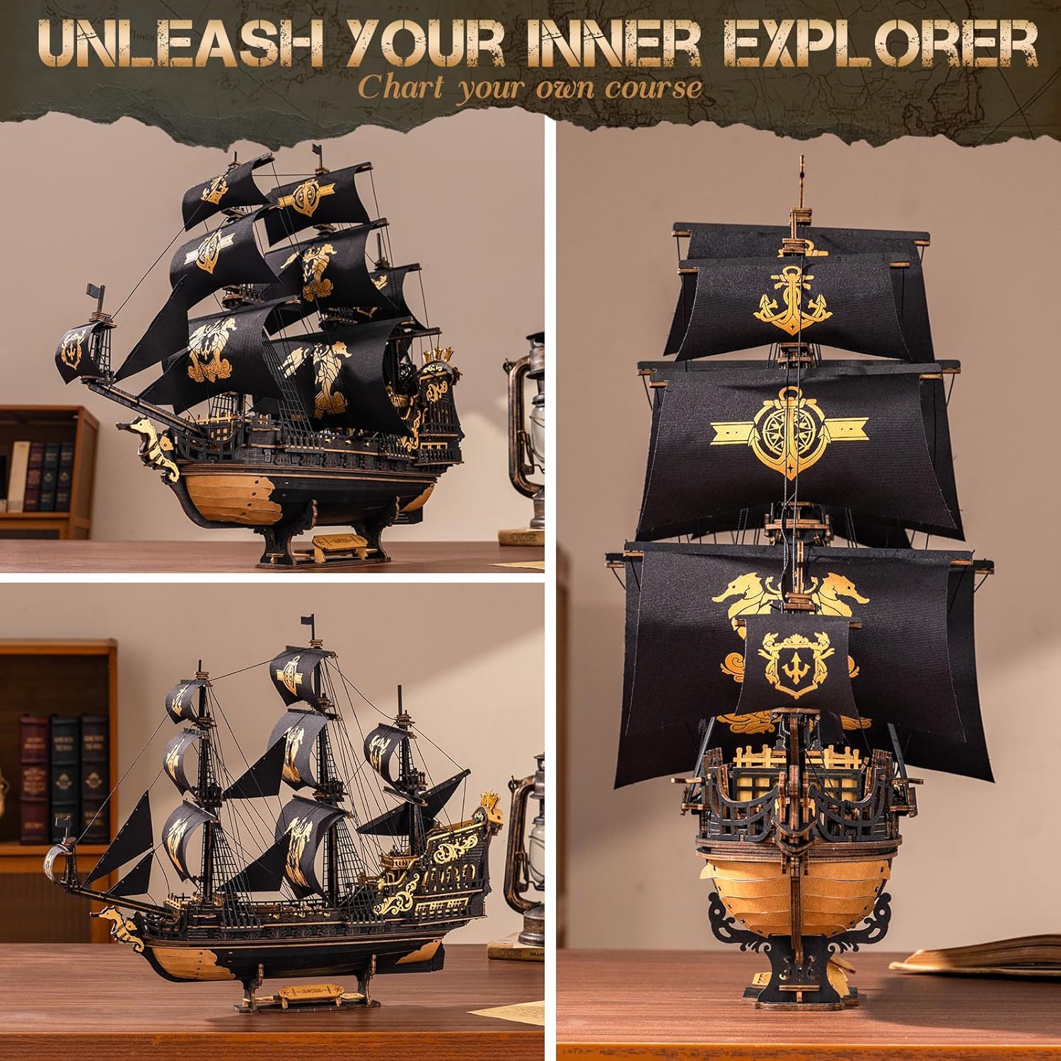 Wooden Ship Puzzle