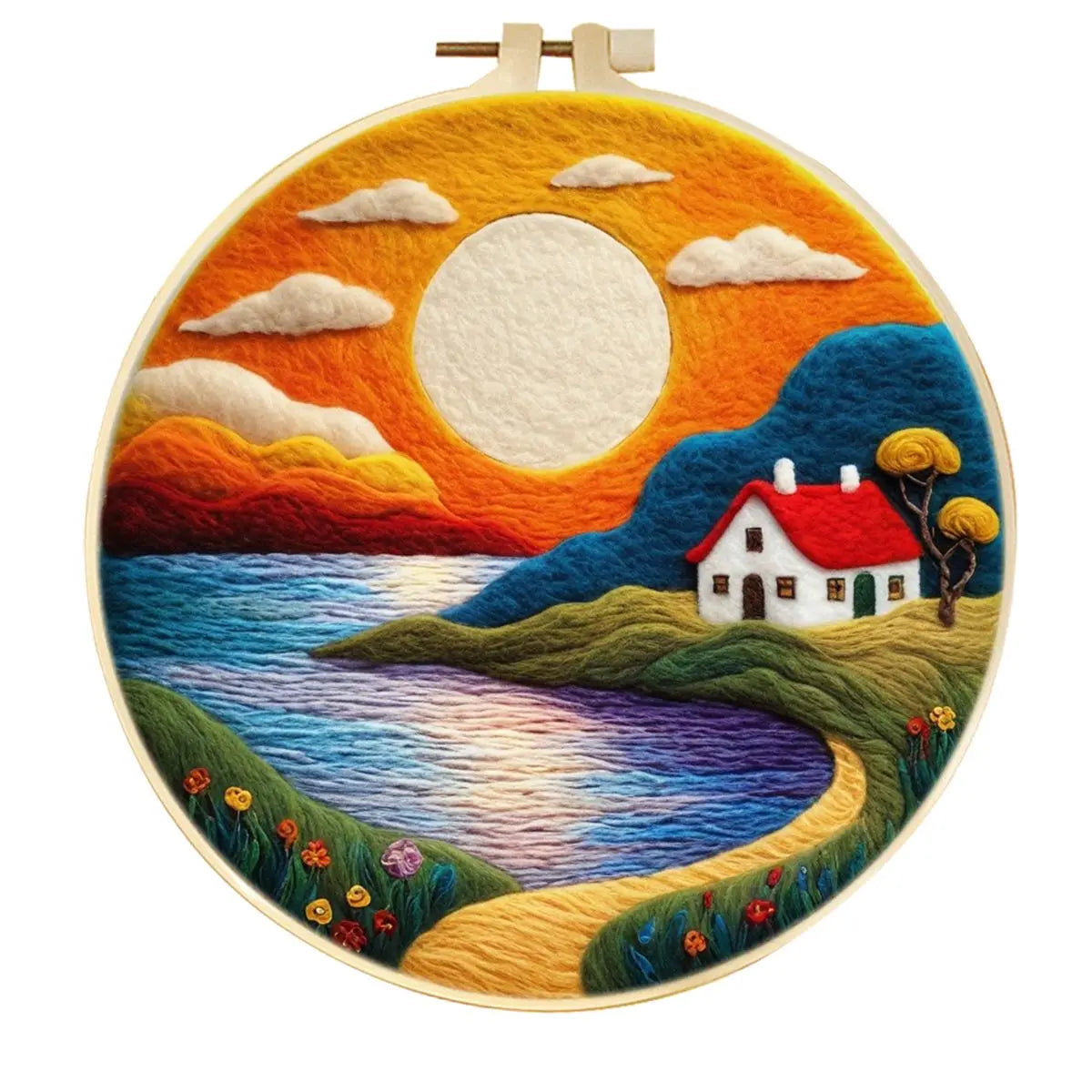 Wool Felting Kit with Frame - Craft Your Own Art