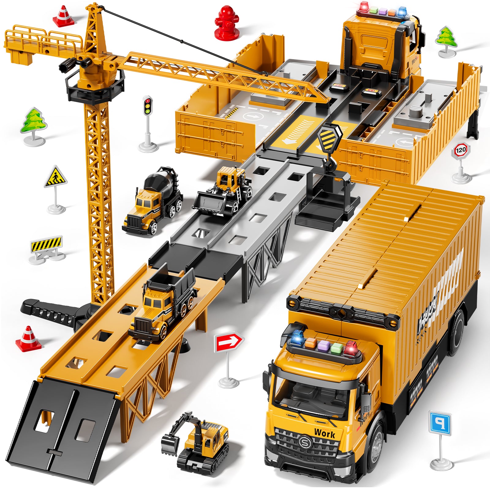 Carrier Truck Toy Set