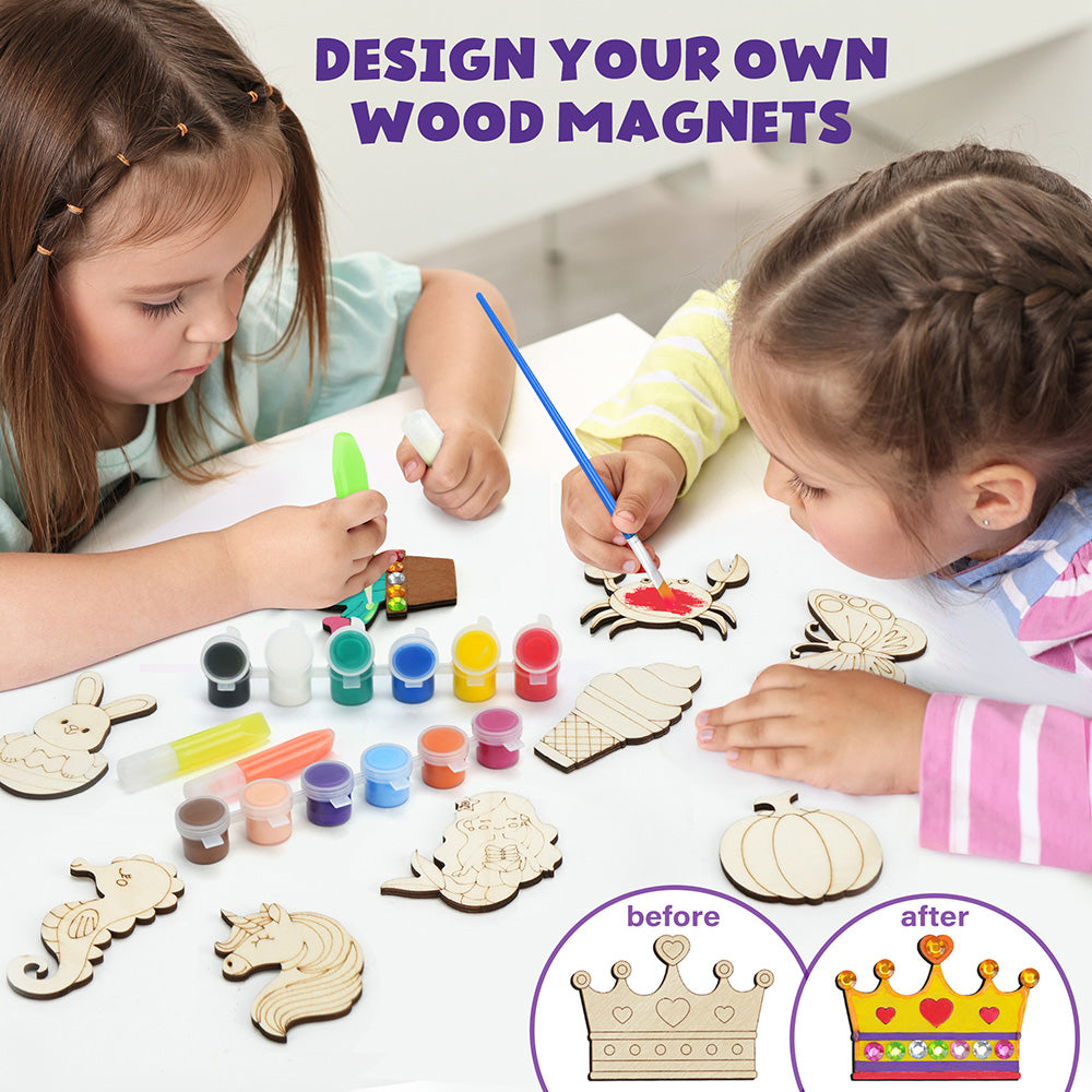 DIY Wooden Magnets Kit