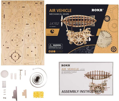 3D Wooden Puzzle Locomotive