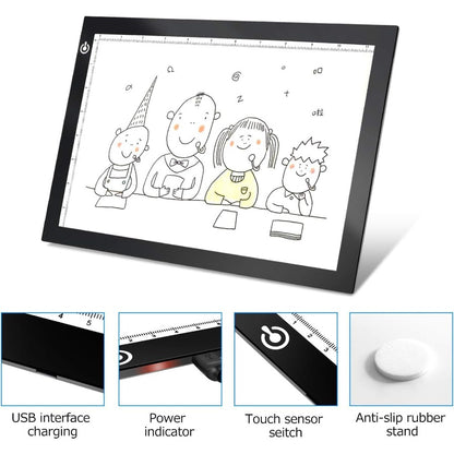 Dimmable A4 LED Light Pad