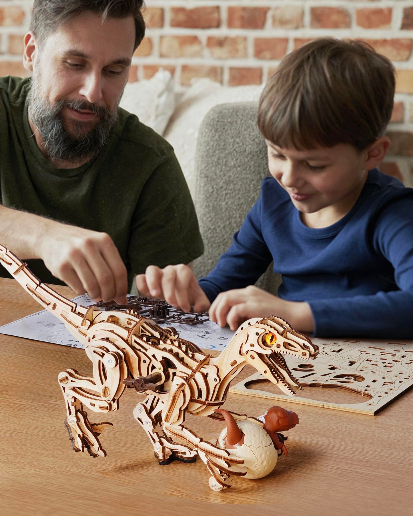 Velociraptor 3D Wooden Puzzle