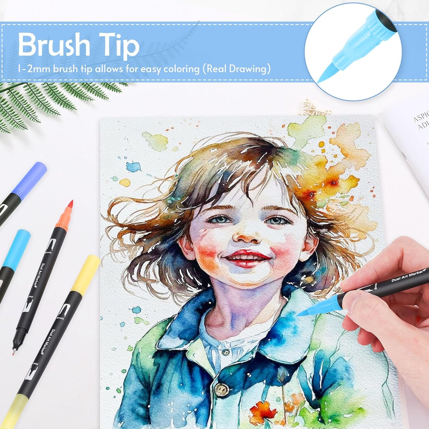 Dual Tip Art Markers Set