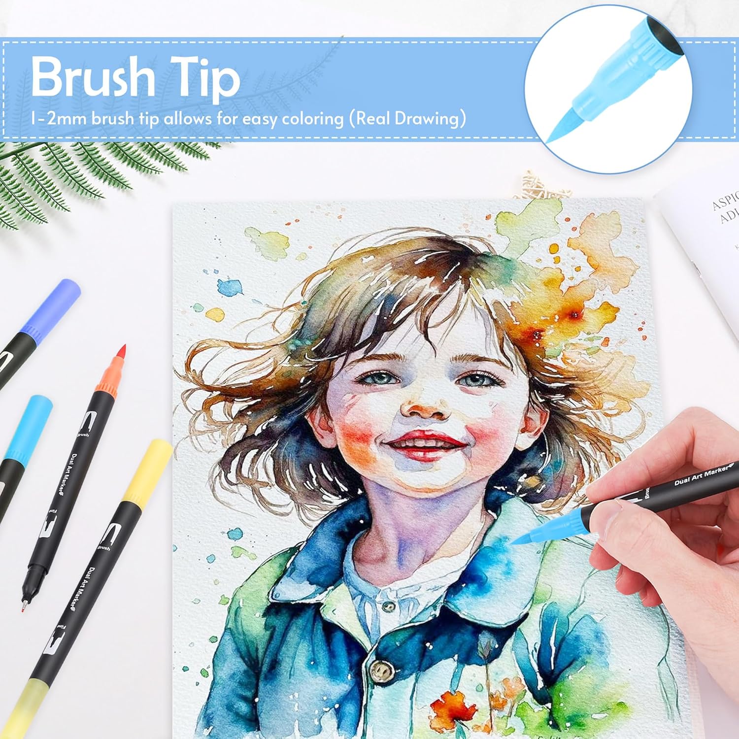 Dual Tip Art Markers Set