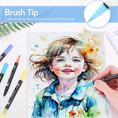 Dual Tip Art Markers Set