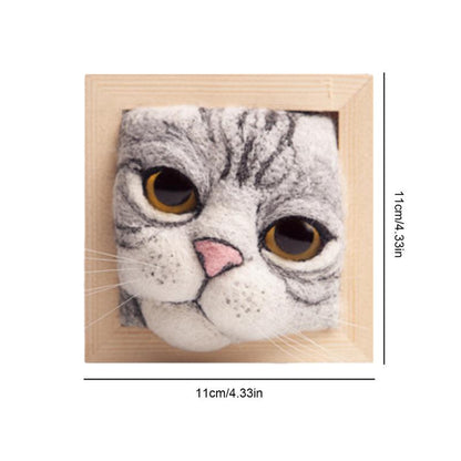 Adorable Cat Wool Felting Kit