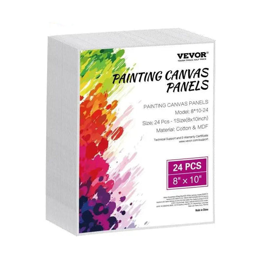 Painting Canvases - Ideal for Acrylic, Oil & Watercolor