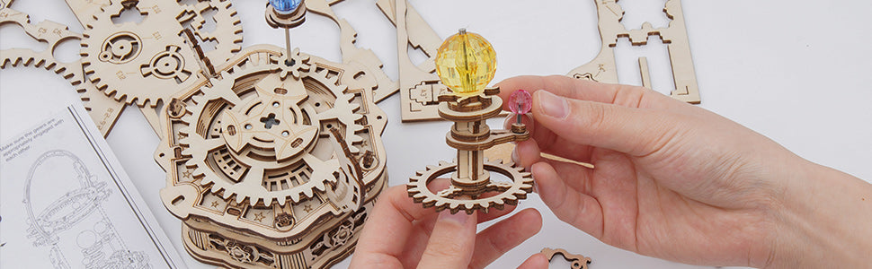 3D Puzzle DIY Starry Night Music Box