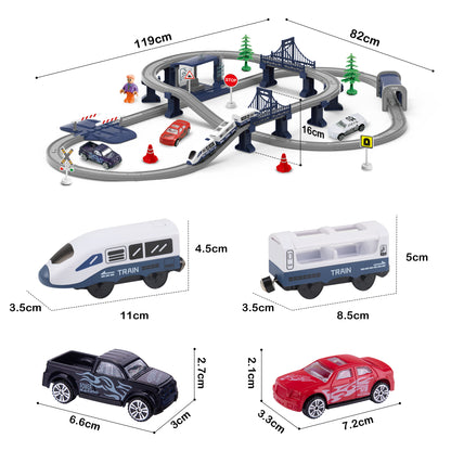 Kids Electric Train Set - Imaginative Play for Ages 3-6