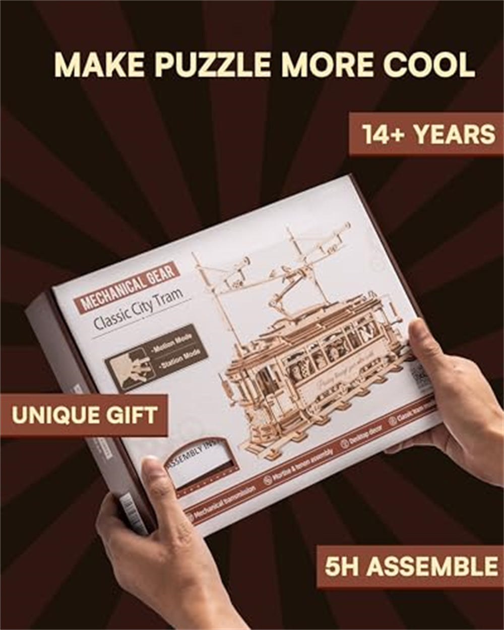 Mechanical Tram Model Kit