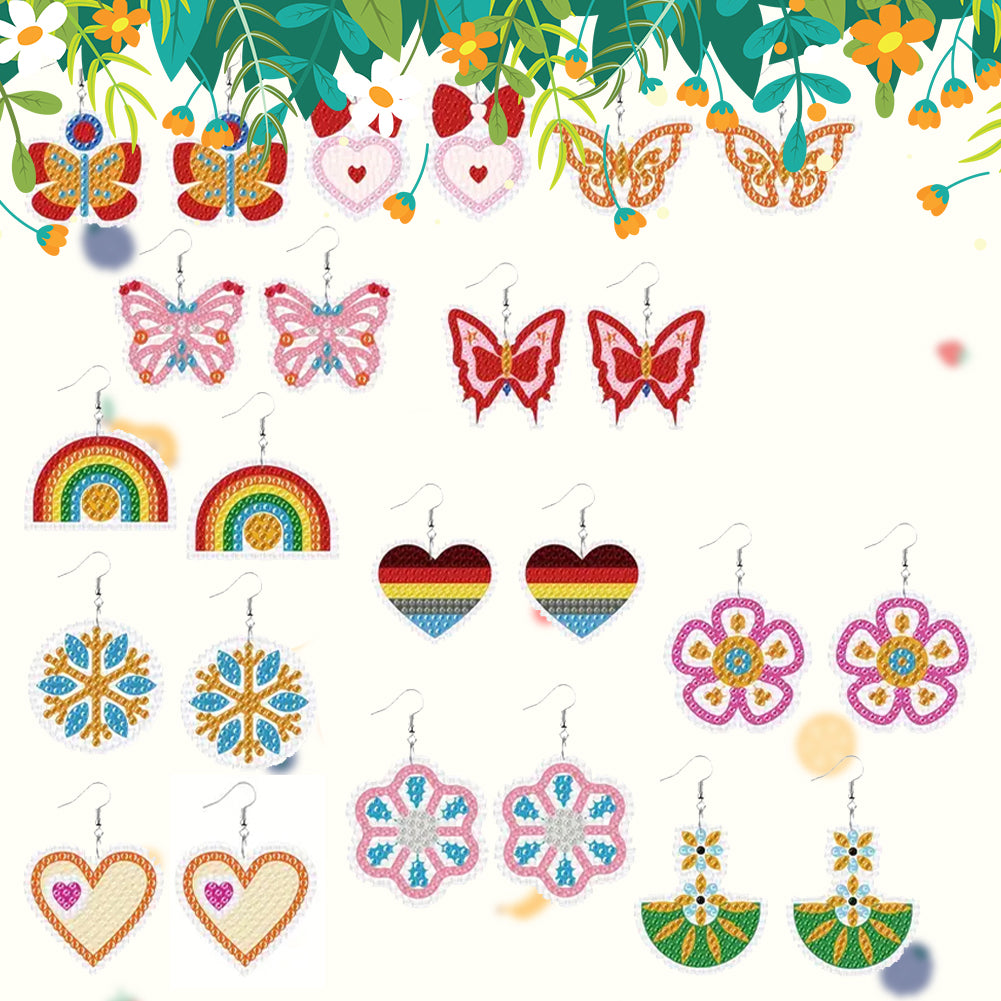 DIY Diamond Glitter Earring Kit 