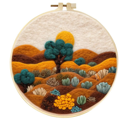 Wool Felting Kit with Frame - Craft Your Own Art