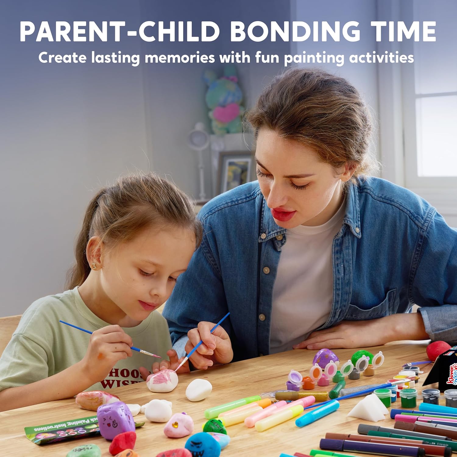 Glow-in-the-Dark Rock Painting Kit for Kids