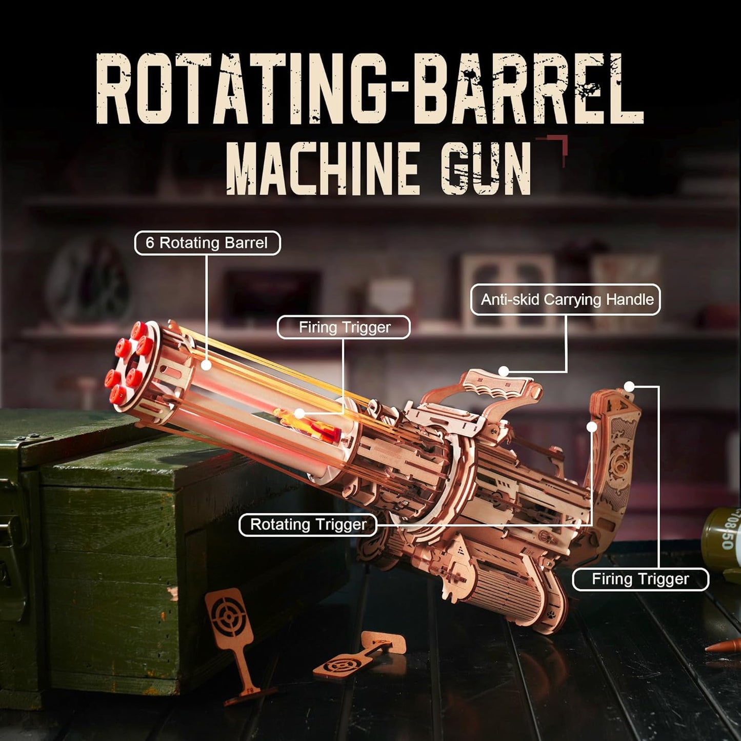 Rotating-Barrel Gun Toy