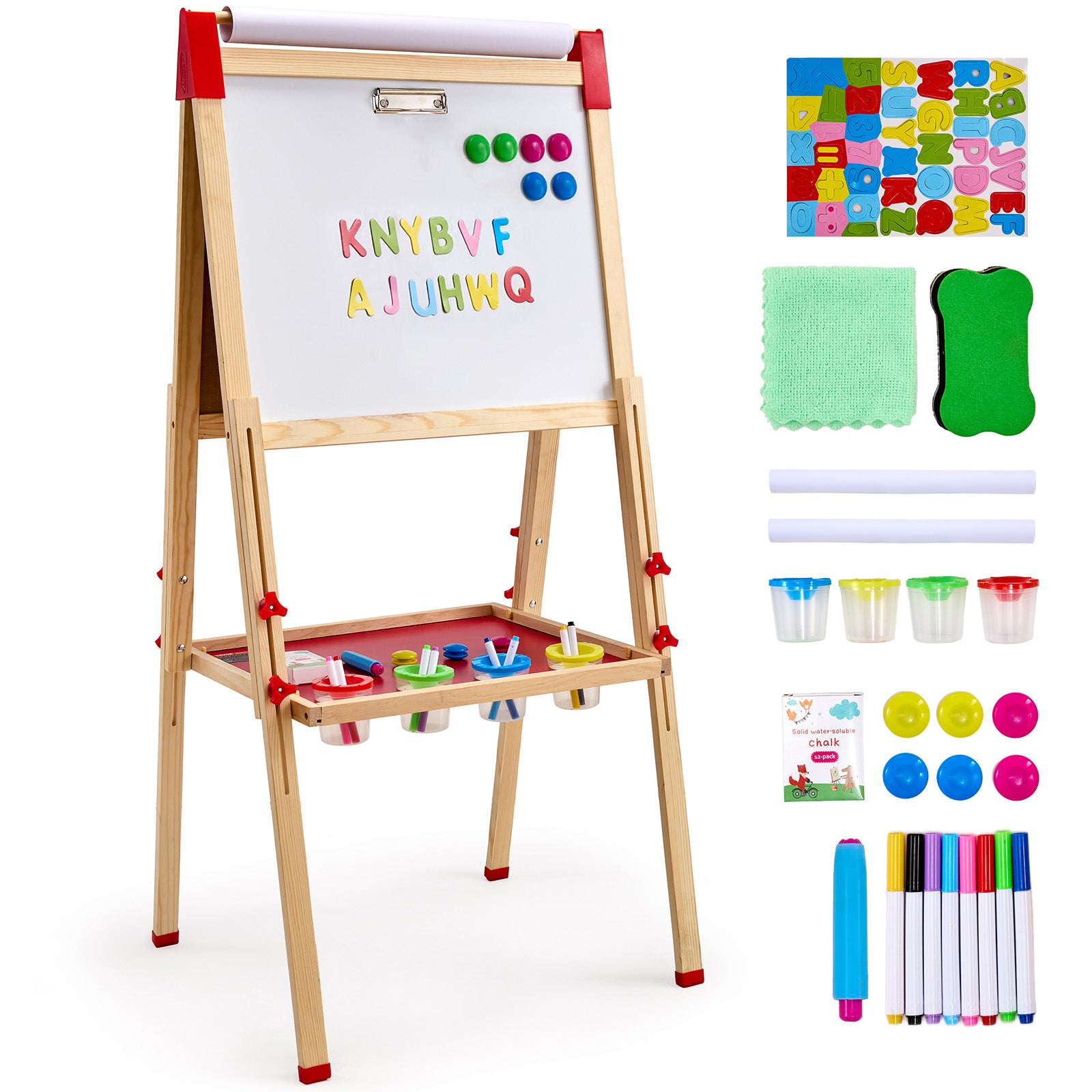 Magnetic Kids Art Easel - Double-Sided Creativity & Learning