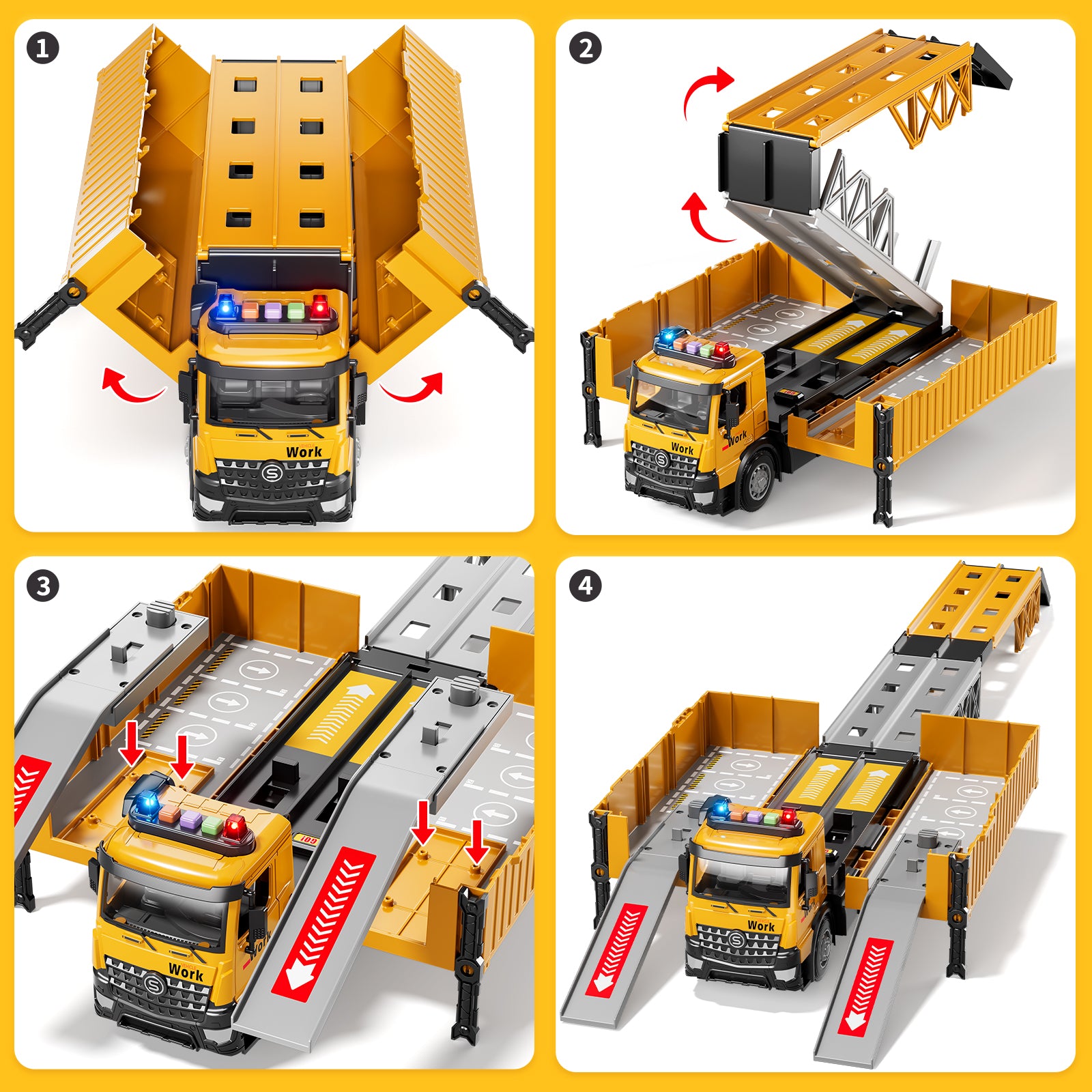Carrier Truck Toy Set