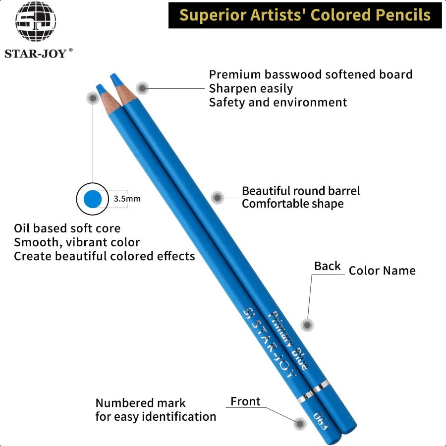 Premier Colored Pencils 72ct Set with Canvas Wrap