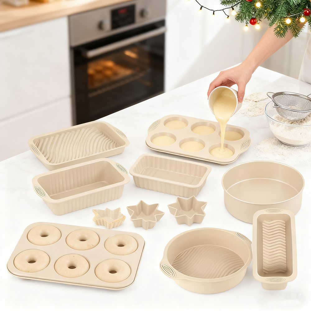 Silicone Baking Molds Set - Non-Stick, Easy Clean, 30Pcs