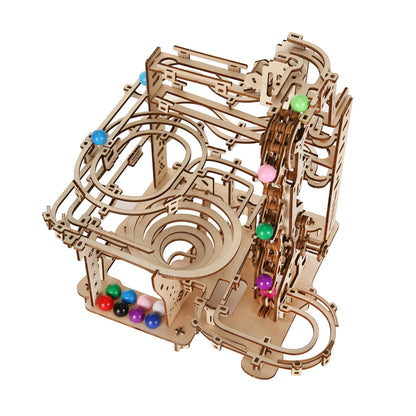 Track Pulley 3D Wooden Puzzle Kit