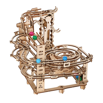 Track Pulley 3D Wooden Puzzle Kit