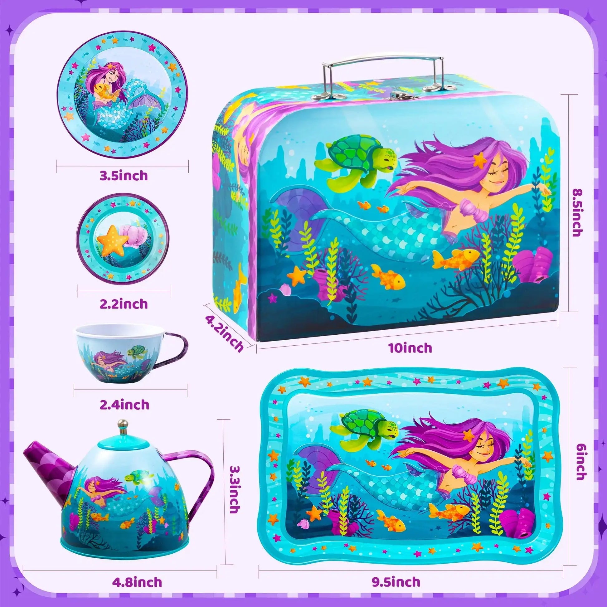 Mermaid Tea Party Set