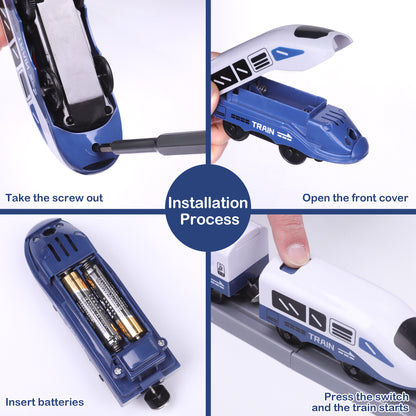 Kids Electric Train Set - Imaginative Play for Ages 3-6
