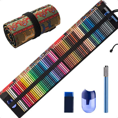 Premier Colored Pencils 72ct Set with Canvas Wrap