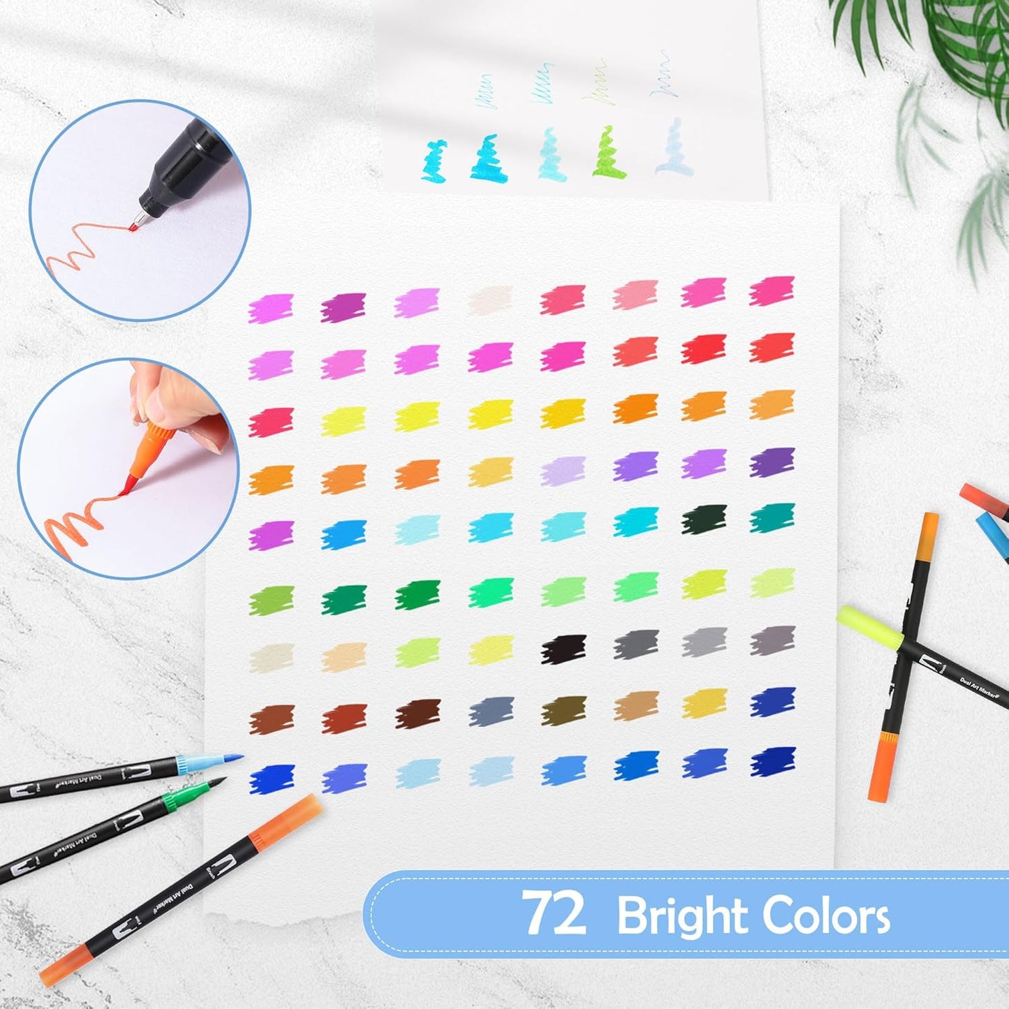 Dual Tip Art Markers Set