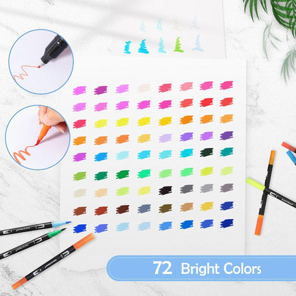 Dual Tip Art Markers Set