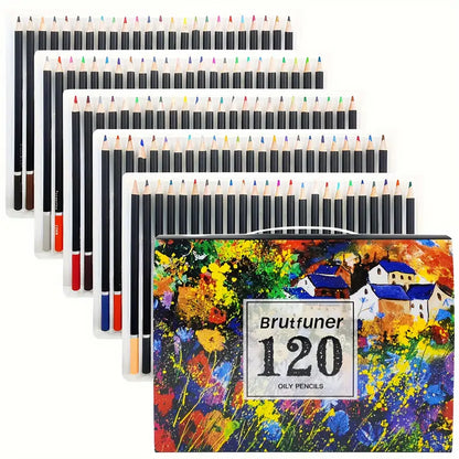 Premium Colored Pencils - 120 Vibrant Artist Soft Core Set