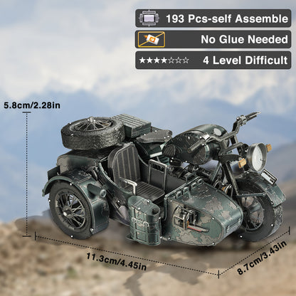 3D Metal Puzzles Motorcycle Kit - Piececool DIY Model Toy