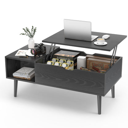 Adjustable Lift Top Coffee Table - Durable & Stylish by DUMOS