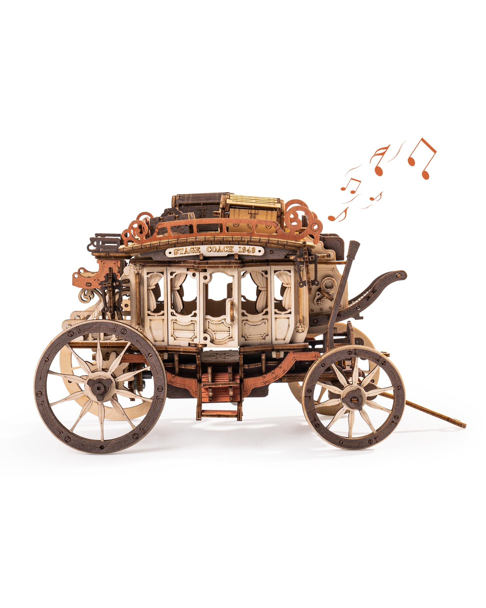 3D Wooden Stagecoach Puzzle