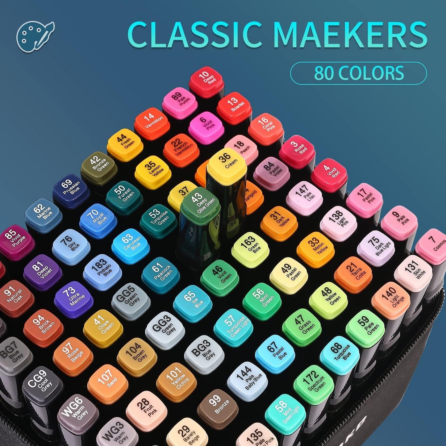 Permanent Markers Set