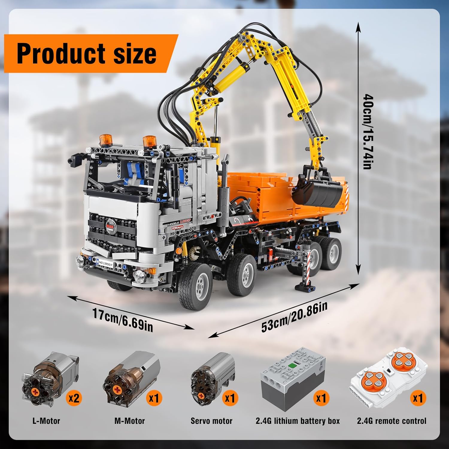 Remote Control Excavator & Truck 