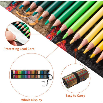 Premier Colored Pencils 72ct Set with Canvas Wrap