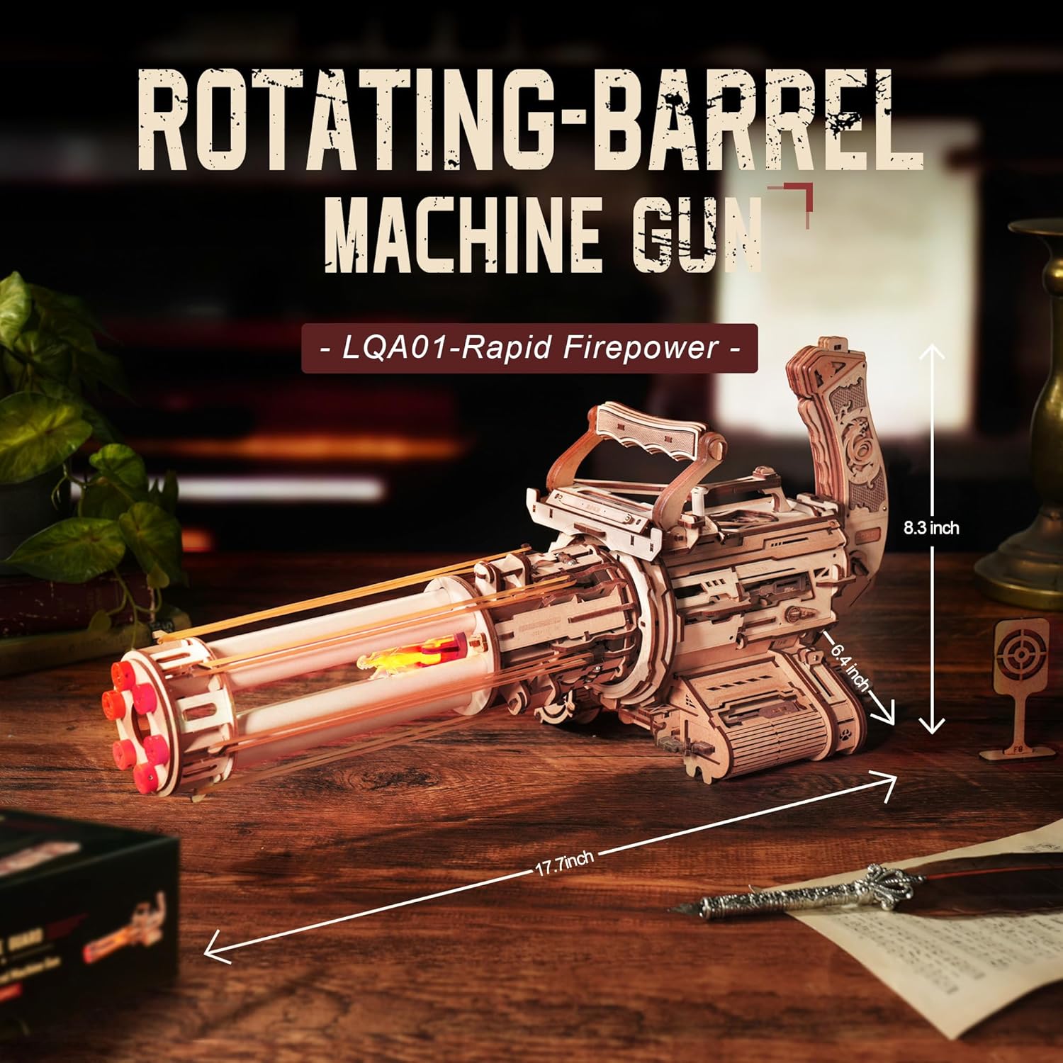 Rotating-Barrel Gun Toy