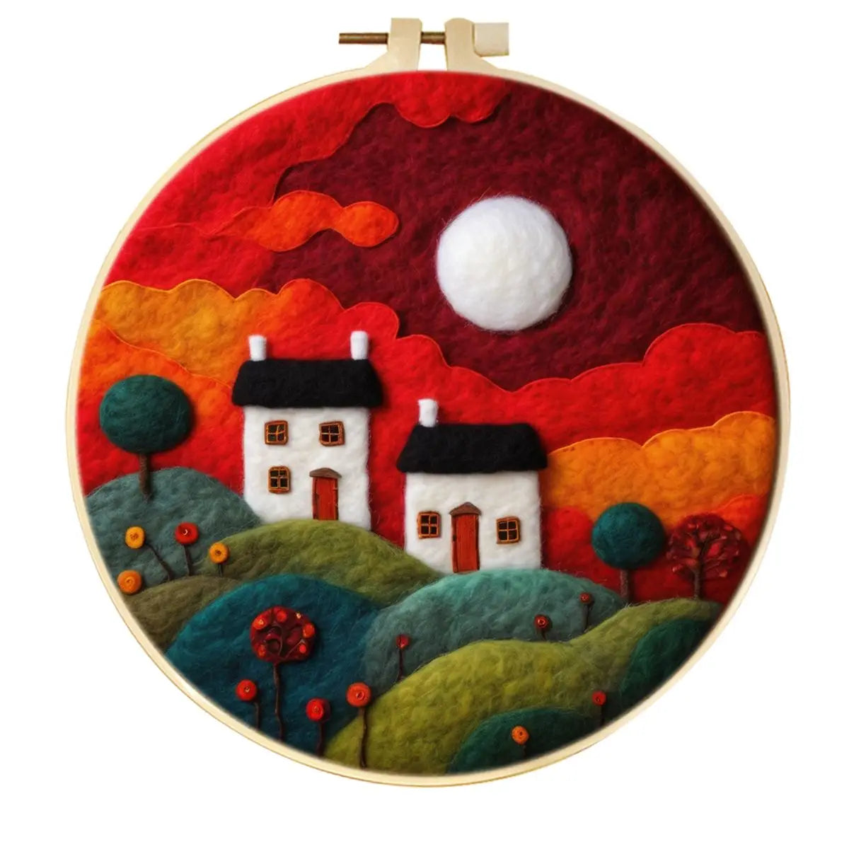 Wool Felting Kit with Frame - Craft Your Own Art