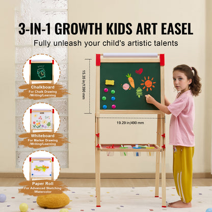 Magnetic Kids Art Easel - Double-Sided Creativity & Learning