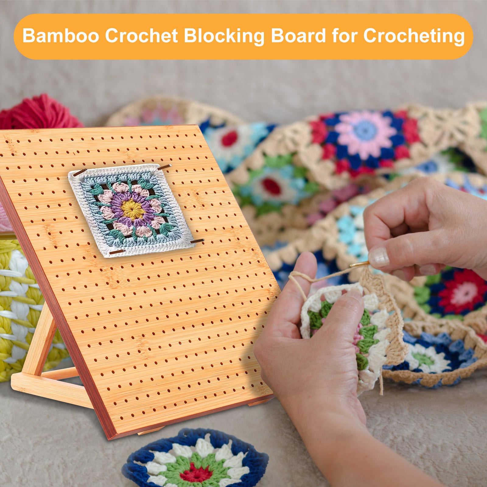 Bamboo Crochet Board Set