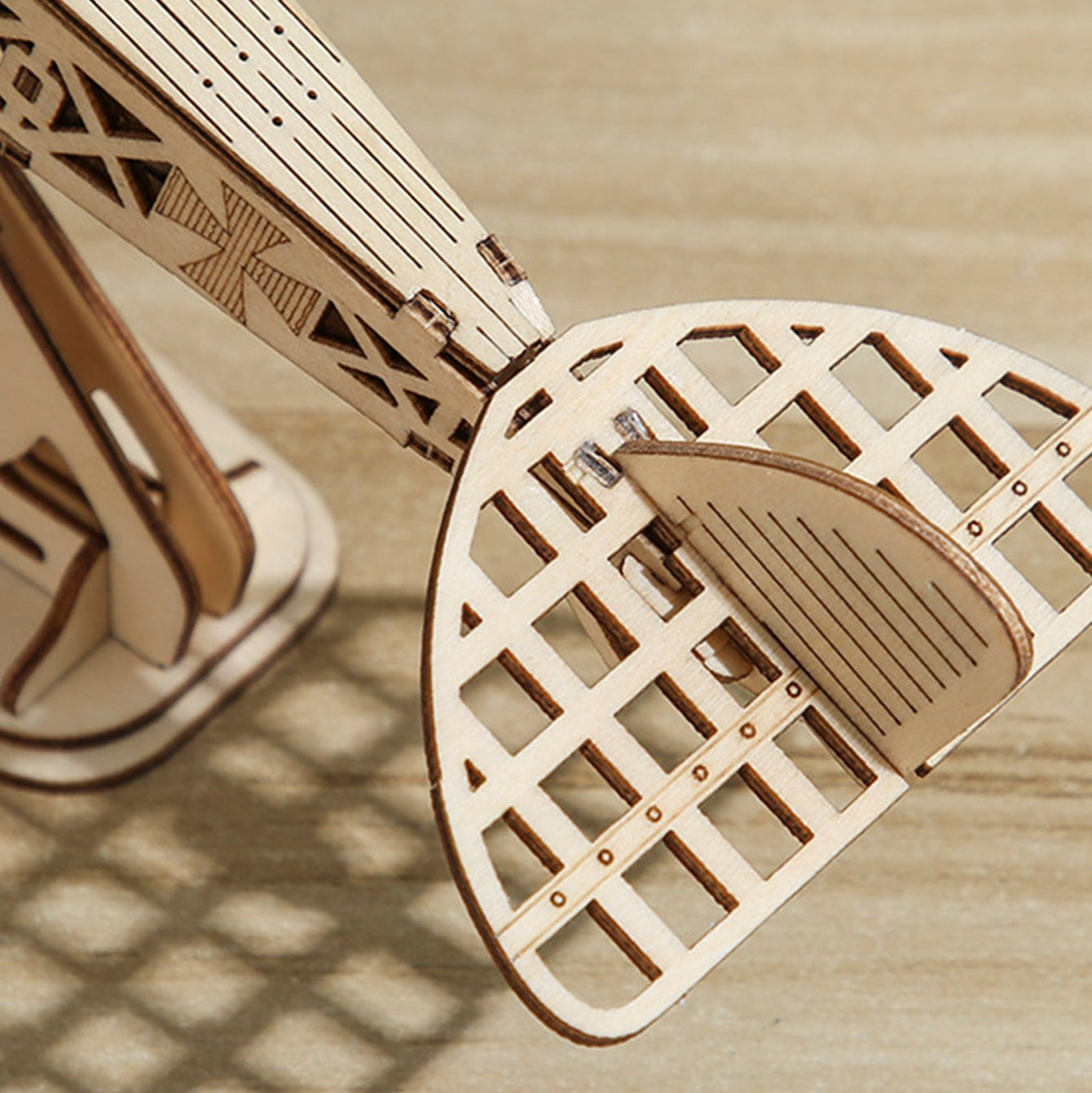 3D Wooden Puzzle Bi-Plane