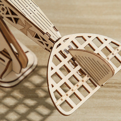 3D Wooden Puzzle Bi-Plane