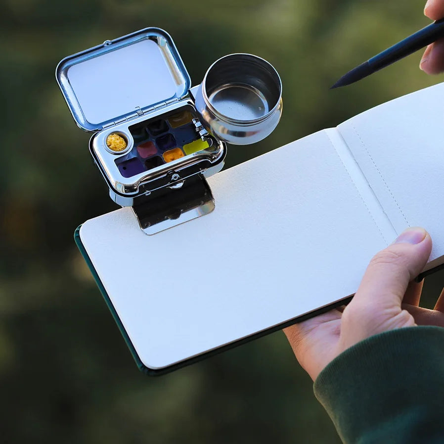 Mini Portable Watercolor Paint Box 