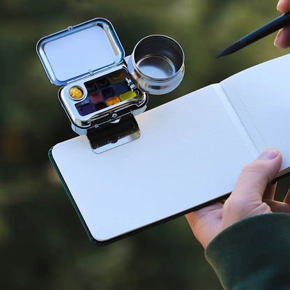 Mini Portable Watercolor Paint Box 