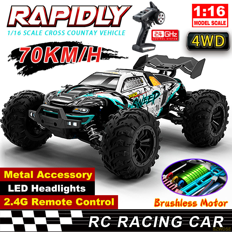 Wltoys Q117 4WD RC Car - 70KM/H High-Speed Off-Road Drift