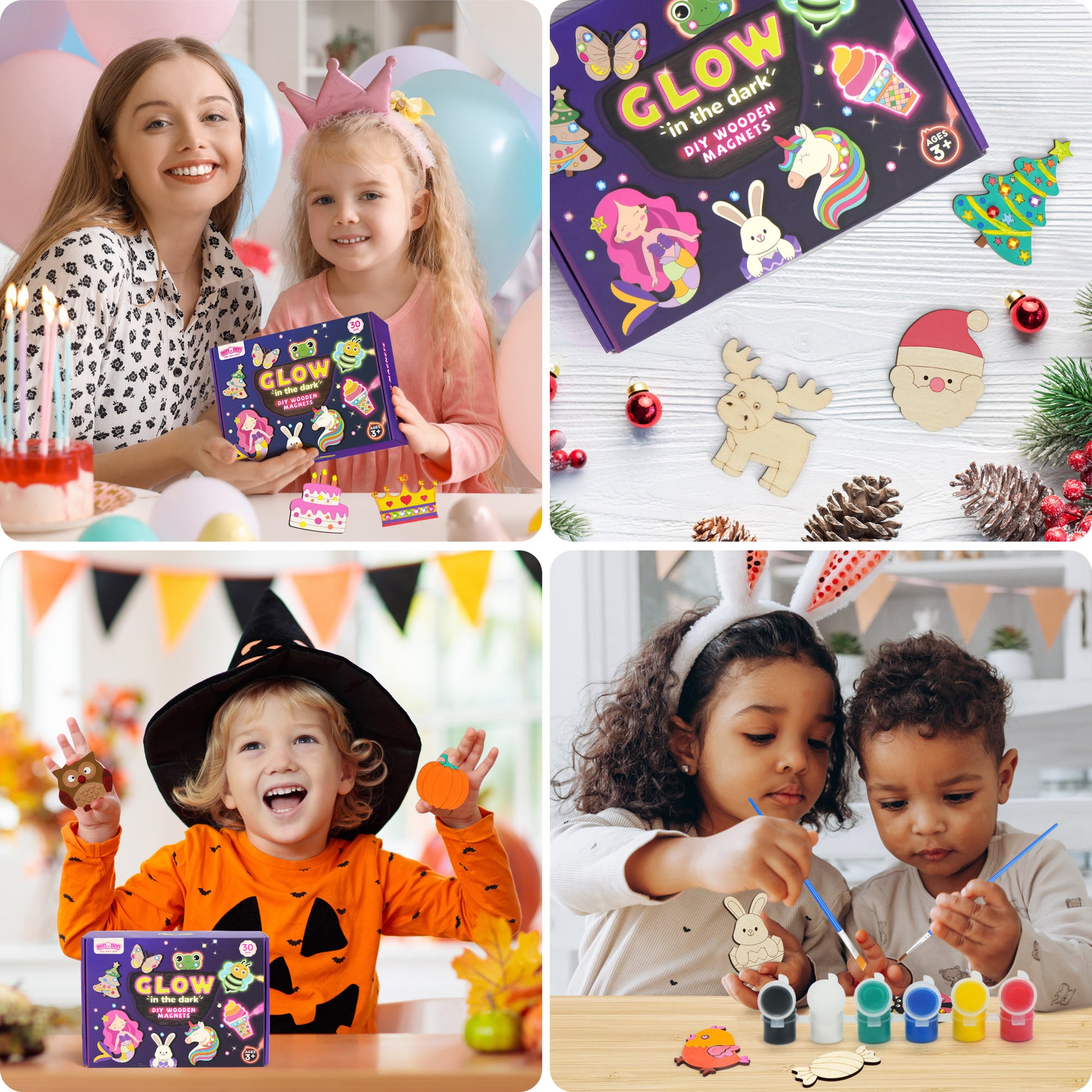 DIY Wooden Magnets Kit