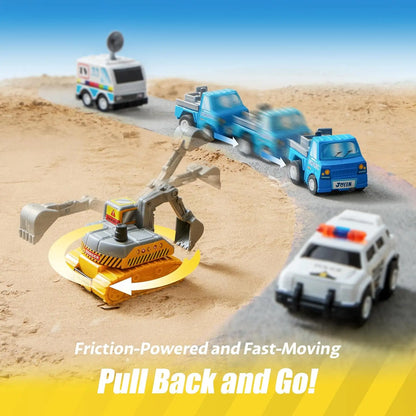 Friction-Powered City Cars & Trucks Set